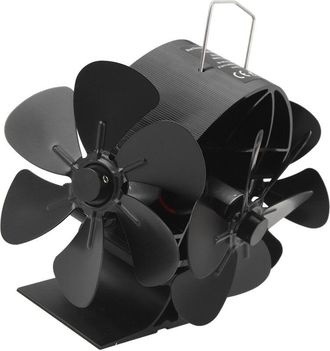 OEM Ventilador Para Estufa De Le&ntilde;a, 3 Cabezales, 270 Grados De Rotaci&oacute;n, Para Cobertizos De Jard&iacute;n