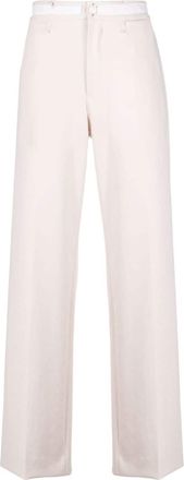 Maison Margiela Deconstructed tailored trousers - women - Polyester/Spandex/Elastane/Cotton - S - Pink