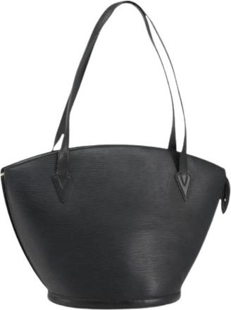 Louis Vuitton Pre-owned Vintage Schoudertas - Dames - Vintage Schoudertas - Zwart - ONE Size - Leer - Vintage