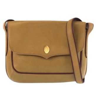 Cartier Pre-owned Cross Body Bags, female, Beige, Size: ONE SIZE Pre-owned Must Trinity Leather Shoulder Bag
