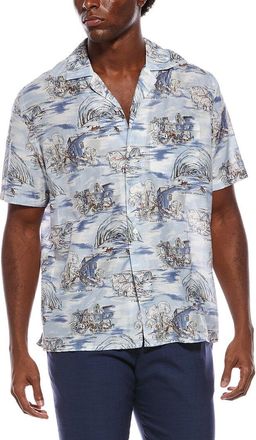 Isaia Silk-Blend Sport Shirt