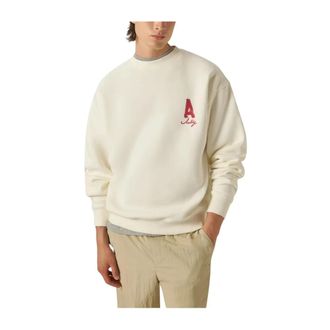 Autry Heritage Sweatshirt - Sweatshirts & Hoodies - Hombre - Blanco - S