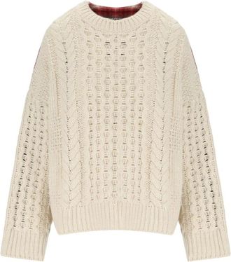 Essentiel Dames, Truien, Wit, Maat: S Wol