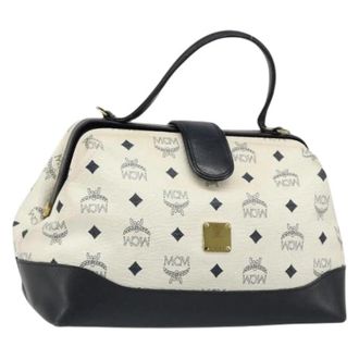 MCM Pre-owned Hand Bag - Dames - Vintage Handtas - Wit - ONE Size - Leer - Vintage