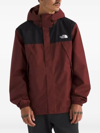 The North Face Antora hooded colour-block jacket - Red