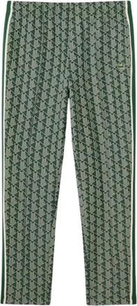 Lacoste Paris Monogram Jacquard Trainingsbroeken - Heren - Sweatpants - Groen - L - Katoen - Broeken