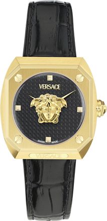 Versace Medusa Antares Leather Watch