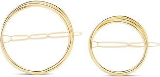 Cult Gaia Fermacapelli circolari (2 pezzi) - Oro