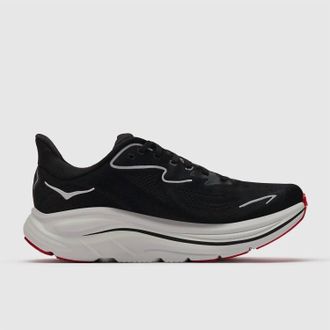 Hoka One One Mens Clifton 10 Shoes In Black/silver
