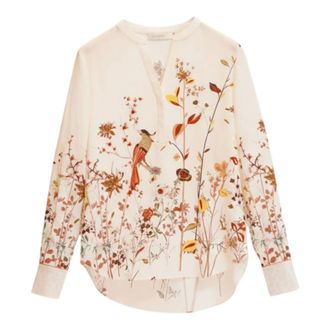 Herzen'sangelegenheit Dames, Blouses & Shirts, Beige, Maat: 2XL