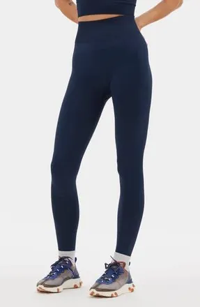 Halfdays Sophia Rib High Waist Legging in Navy at Nordstrom Rack, Size X-Large