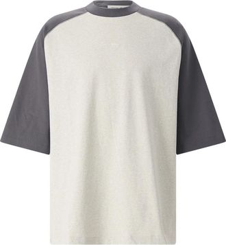 Fear of God Signature Baseball T-Shirt - Heren - T-shirts - Grijs - M - Katoen - Tops