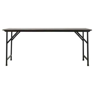 House Doctor Mesa plegable 180cm madera negro