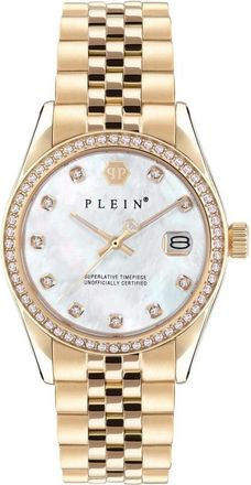 Philipp Plein Date Superlative - Dames - Horloges - Geel - ONE Size - Accessoires