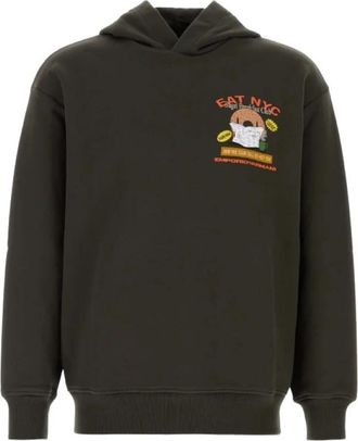 Emporio Armani Hooded Sweatshirt - Heren - Hoodies - Bruin - S - Katoen - Hoodies & sweatvesten