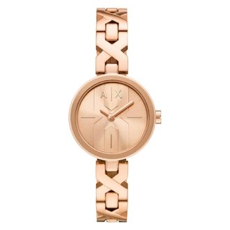 A|X Armani Exchange Quartz Rose Gold Dial Ladies Watch AX5832