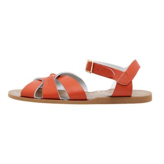 Salt-Water Womens Original Handstitched Sandal In Paprika