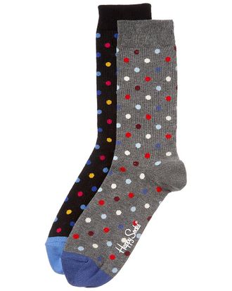 Happy Socks 2-Pack Mini Dot Sock