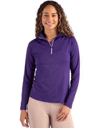 Cutter & Buck Coastline Epic Comfort Recycled Womens Quarter Zip