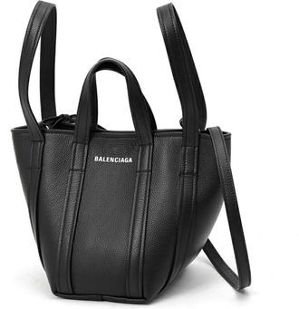 Balenciaga Black Leather Tote Bag (Pre-Owned)