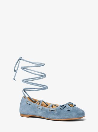 Michael Kors Shae Flex Suede Ballet Flat