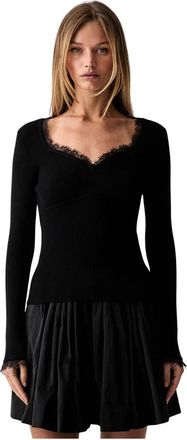 Twinset Mujer, Jerseys, Negro, Talla: XS