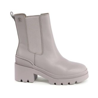 Tommy Hilfiger Dames, Schoenen, Grijs, Maat: 39 EU Leer