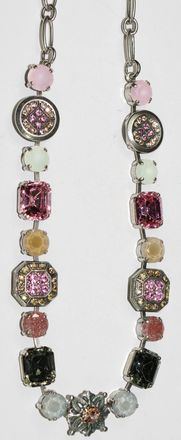 Mariana Womens Persian Rose Necklace In Pink