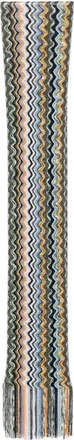 Missoni Zigzag-knit Fringed Scarf