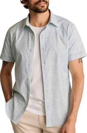 Bonobos Vine Print Tech Short Sleeve Button-Up Shirt in Hearth Vines C4 at Nordstrom, Size X-Large