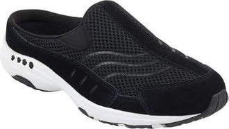 Easy Spirit Traveltime Sneaker in Black/White at Nordstrom, Size 6.5