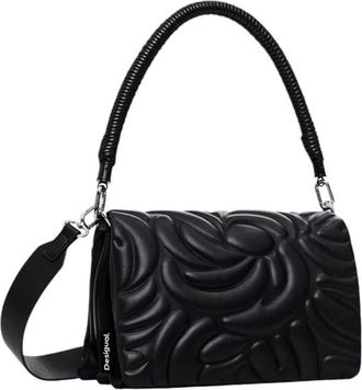 Desigual Women Accessories PU Across Body Bag, Black, One Size