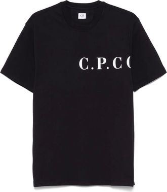 C.P. Company T-shirt con logo - Blu