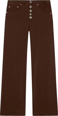 Dondup Straight-Leg Trousers With Unique Button Fly