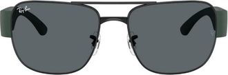 Ray-Ban Green Square Unisex Sunglasses RB3756 926931 56