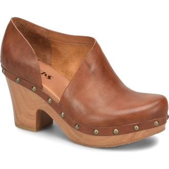 Korks Arielle Wood Sole dOrsay Pump in Tan at Nordstrom Rack, Size 9