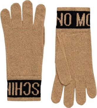 Moschino Handschoenen - Dames - Handschoenen - Bruin - ONE Size - Accessoires