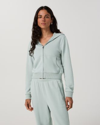 Vuori Clothing Sedona Classic Full Zip | Storm Blue | XS, Size Extra Small
