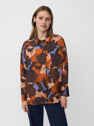 Masai MaIfo Long Sleeve Collared Shirt in Autumnal at Nordstrom, Size Xx-Large