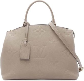 Louis Vuitton Borsa a tracolla Palais grande in pelle Empreinte con monogramma Giant 2021-2025 - Grigio