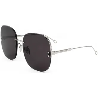 Isabel Marant Womens 61mm Silver Grey Sunglasses