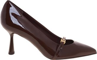 Sergio Levantesi D&eacute;collet&eacute; in vernice con tacco da 80 mm - - Shoes - Donna - Marrone - 40 EU