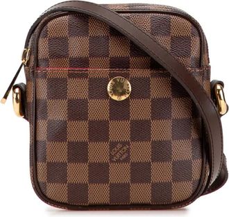 Louis Vuitton 2005 Damier Ebene Rift crossbodytas - Bruin