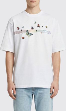 Casablanca T-shirt in cotone organico con stampa farfalle Casablanca
