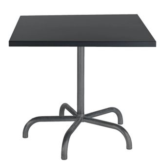 Schubiger M&ouml;bel Metalltisch S&auml;ntis Quadratisch