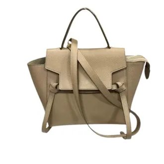 Celine Pre-owned Handbags, female, Beige, Size: ONE SIZE Pre-owned Belt Bag Calfskin Handbag