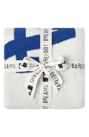 Barefoot Dreams x MLB CozyChic Stroller Blanket in Dodgers Multi at Nordstrom
