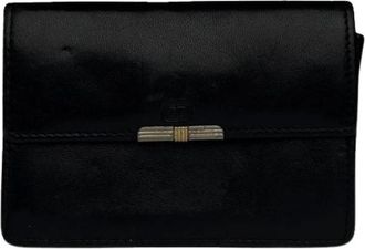 Dior Pre-owned Wallets, female, Black, Size: ONE SIZE Pre-owned Leather Wallet