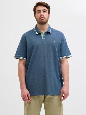 Jack & Jones Plus Size Jack & Jones PlusSize JJEPAULOS POLO SS NOOS PLS mit Logo Stickerei