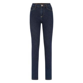 Philipp Plein Dames, Jeans, Blauw, Maat: W26